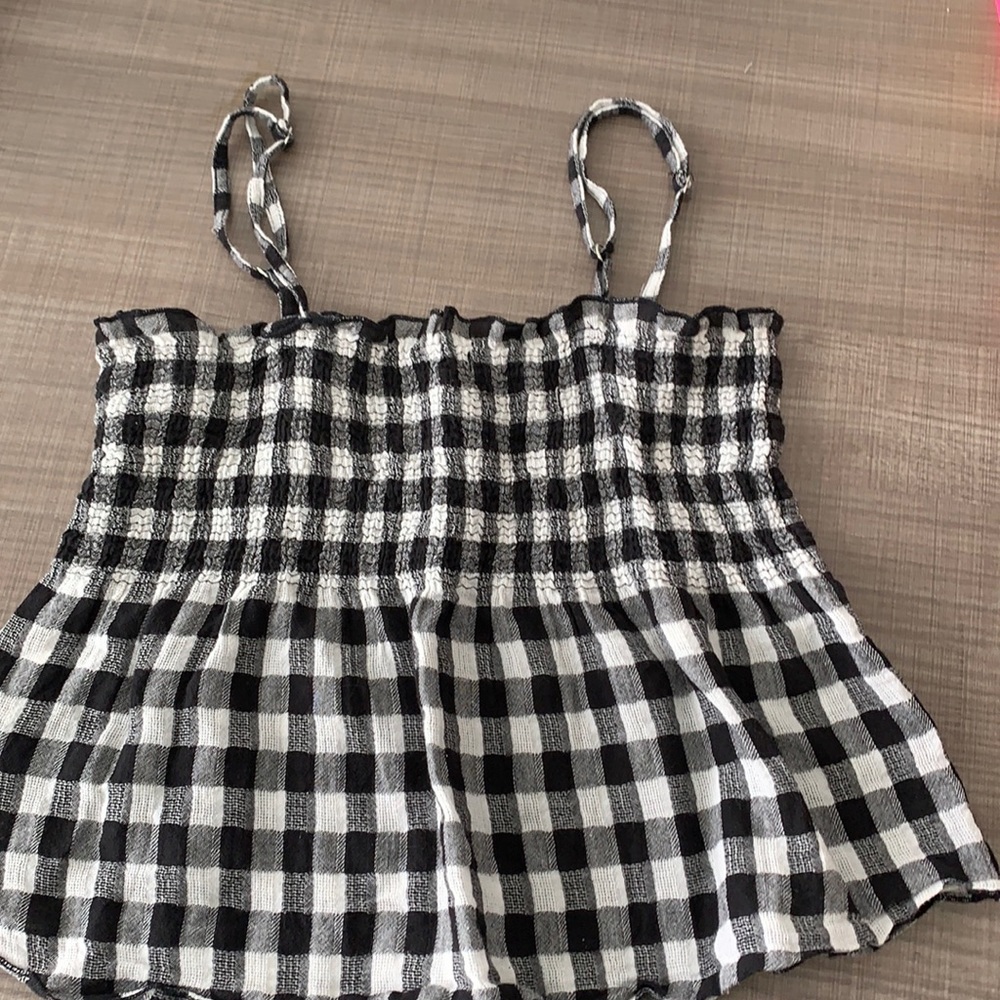 Gingham Tank Top